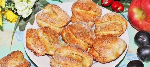 Творожное печенье треугольники