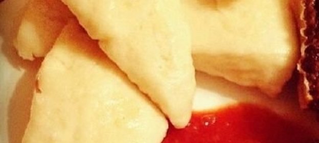 Спагетти с рыбой и грибоми