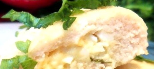 Зразы рыбные с яйцом