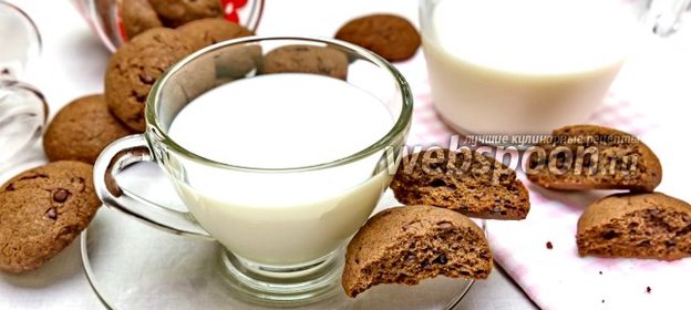 Гречневое печенье с шоколадом
