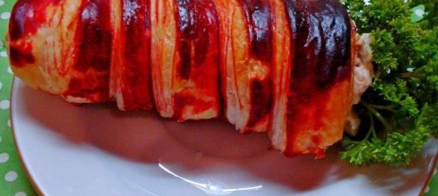 Мясной салат «Морковка»