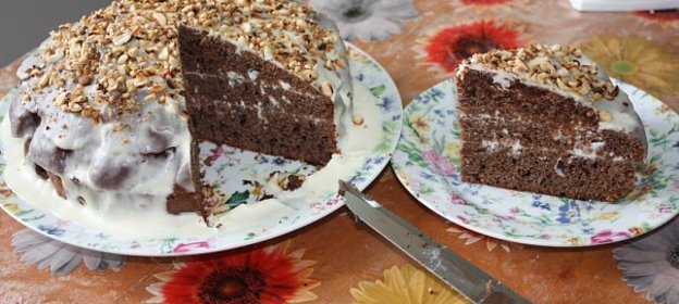 Торт Шоколад на кипятке