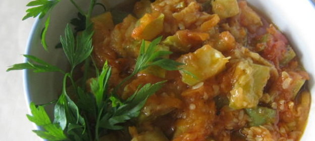 Кабачки тушеные