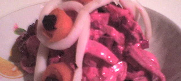 салат Нежный кальмар