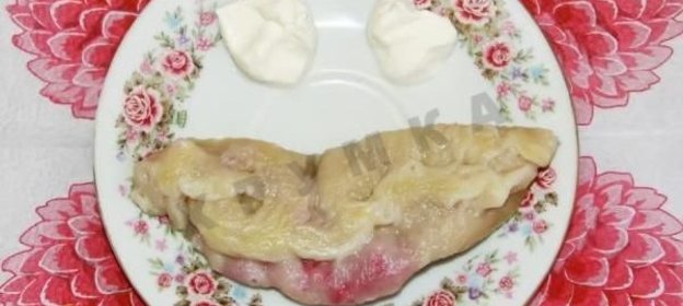 Вареники с малиной