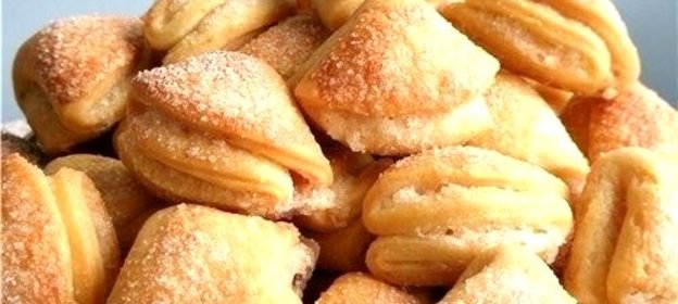 Сахарное творожное печенье