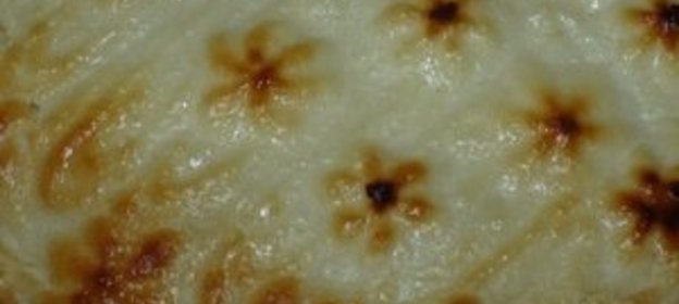 Творожная запеканка с яблочной начинкой