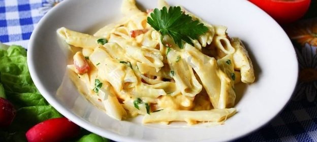 Макароны карбонара