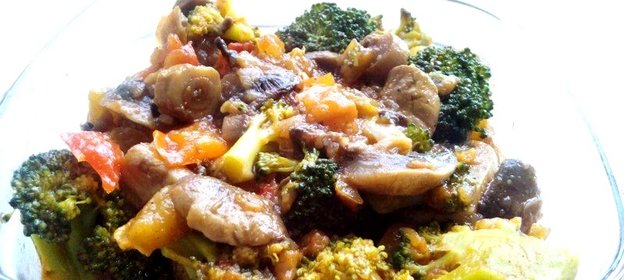 Весенний гарнир с брокколи