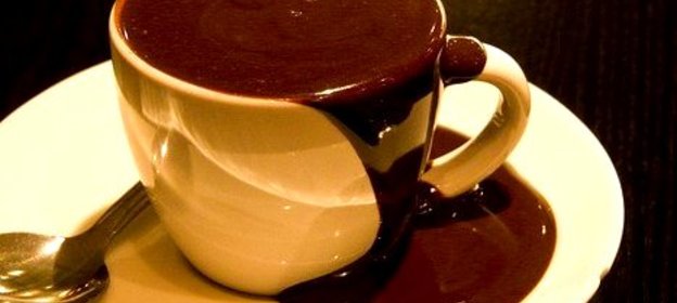 Горячий шоколад со сливками