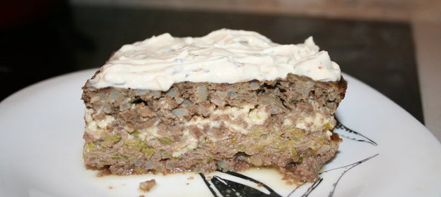 Печеночная запеканка