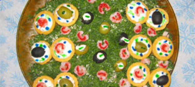 Салат Новогодняя елка