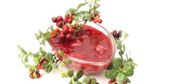 Клюквенно-абрикосовый соус с луком шалот