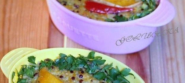 Запеканка из тыквы и киноа