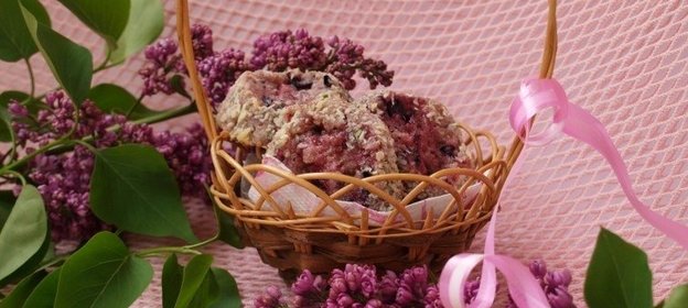 Песочное печенье со смородиной