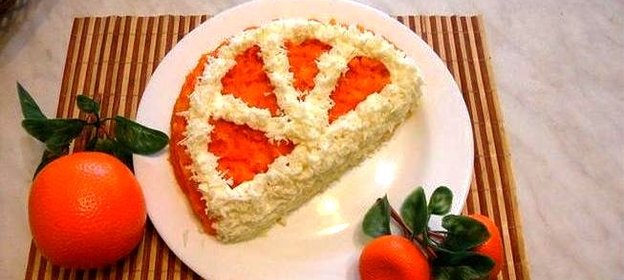 Салат Апельсиновая долька