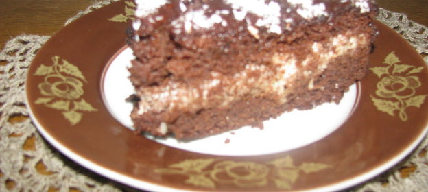 Шоколадно-лимонный торт Молния