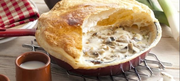 Грибная запеканка