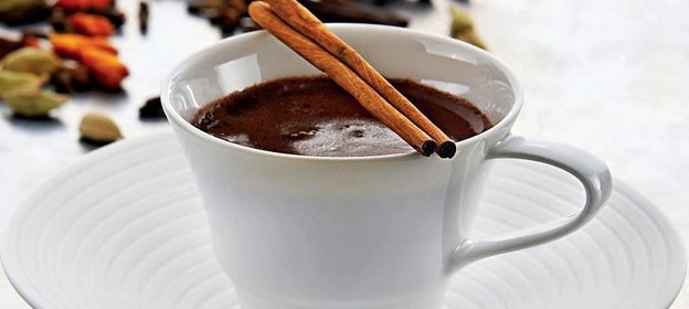 Пряный горячий шоколад