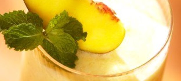 Персиковый милкшейк с кленовым сиропом