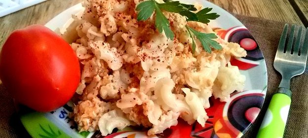 Диетические макароны по-флотски
