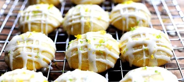 Цитрусовое печенье в глазури