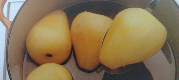 груши в сиропе из вина