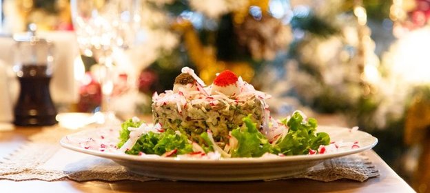 Салат «Птичье гнездо»