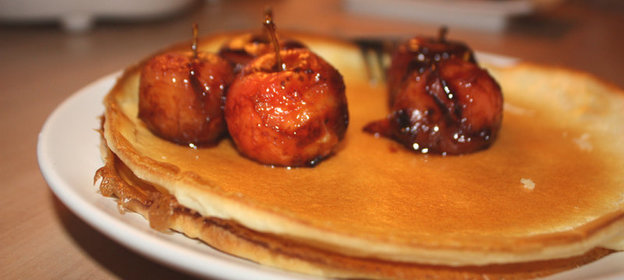 Запеченные «Райские» (дикие) яблочки с корицей