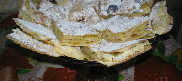 Воздушное яблочное печенье