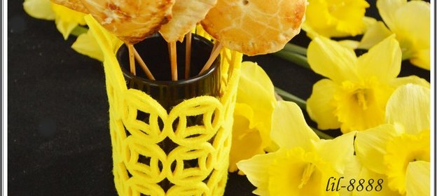 Печенье на палочке с начинкой