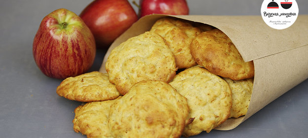 Быстрое яблочное печенье