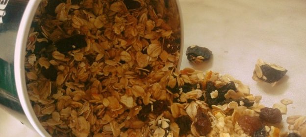 Запеченные апельсиновые мюсли