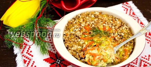 Творожная запеканка с овощами