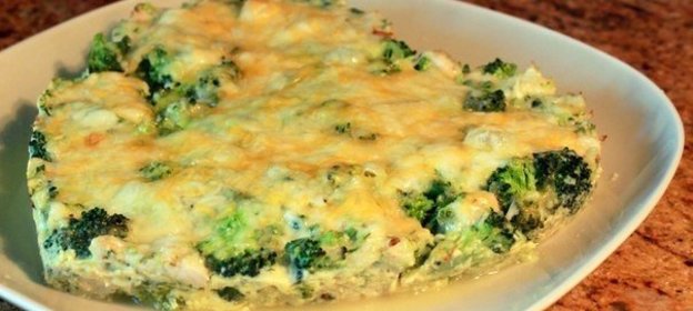 Запеканка из брокколи диетическая