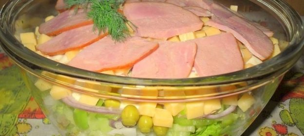 Легкий салат на день рождения