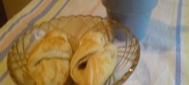 Слойки с шоколадом