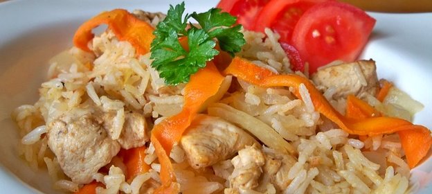 Курица с рисом в мультиварке