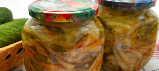 Салат из огурцов по-корейски на зиму