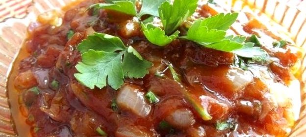 Сладкий луковый соус