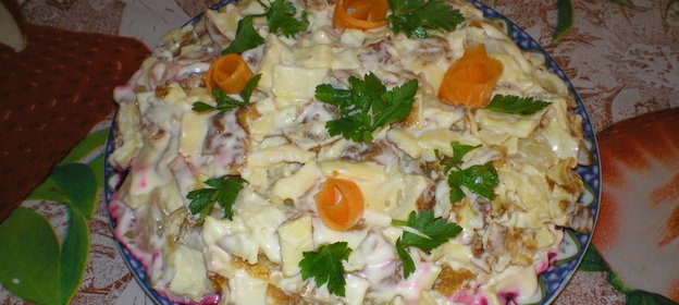 Запеканка с зеленью и цукини