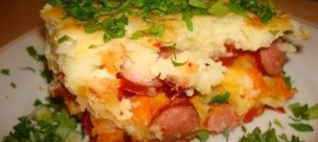 Картофельная запеканка Привет из 90-х