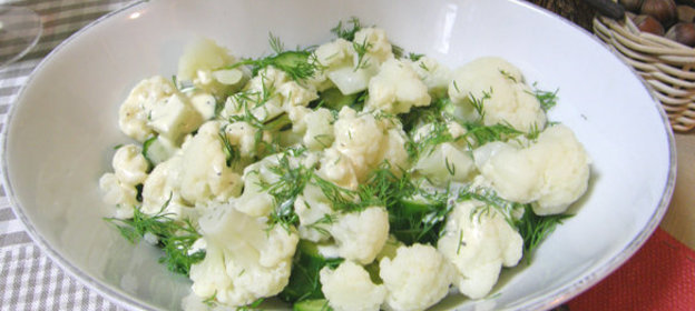 САЛАТИК с цветной капустой