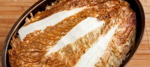 Ленивые голубцы в утятнице