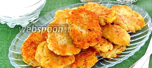 Картофельные оладьи с фаршем