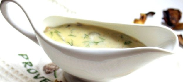 Соус из сушеных грибов