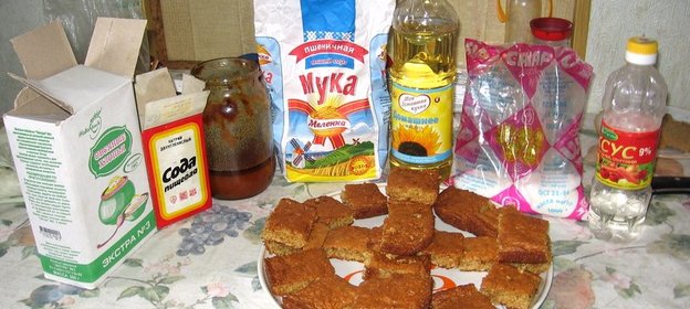 Овсяное печенье на меду