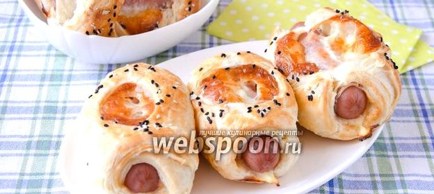 Сосиски в тесте с сыром