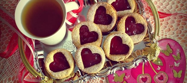 Линцерское печенье для влюбленных