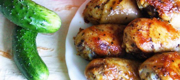 Острые куриные голени с Карри